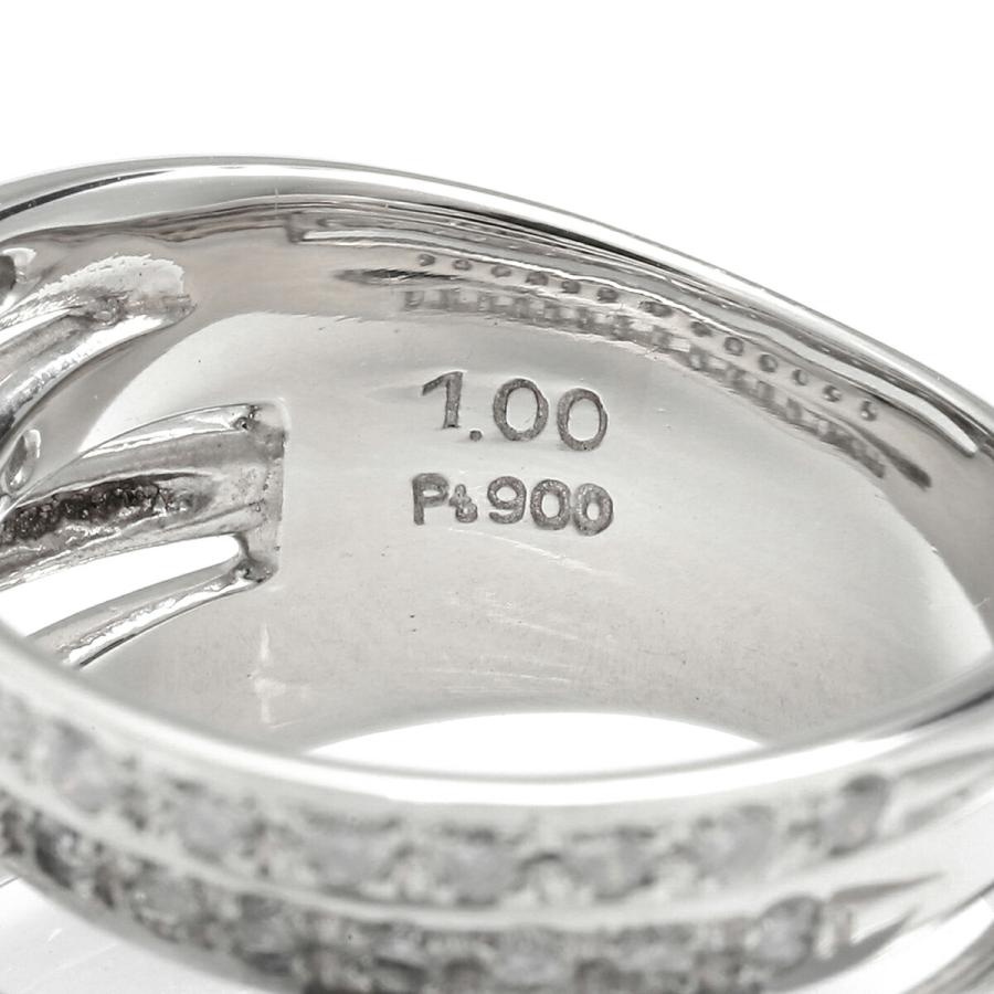 ダイヤモンド 1ct プラチナ Pt900 リング 12号 指輪 新品仕上済 中古