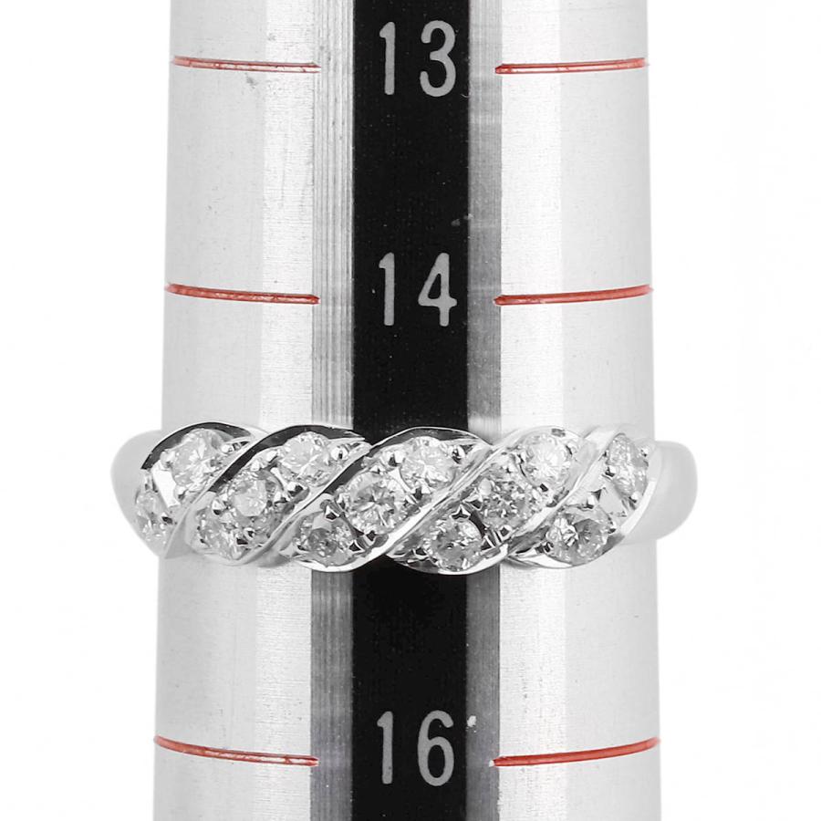 リング 指輪 ダイヤモンド 0.50ct プラチナ Pt900 15号 中古 返品OK 
