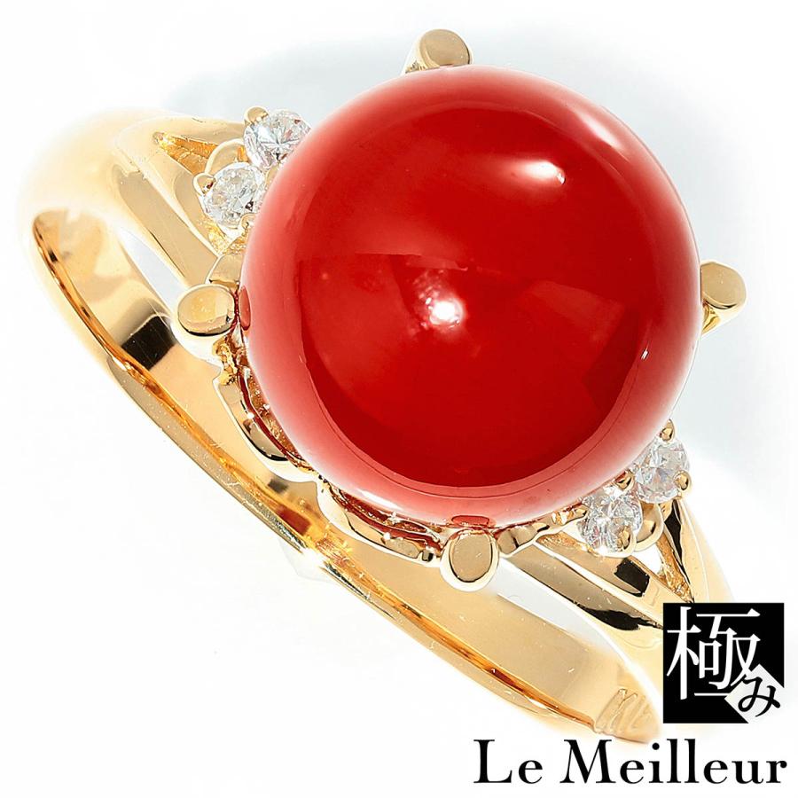 k18 サンゴ　リング　14号　新品 楽天市場】血赤珊瑚 リング サンゴ さんご K18 18金 オーバル デザイン
