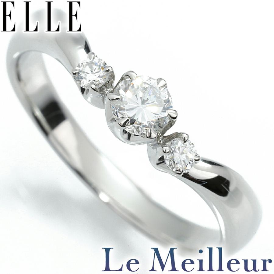 ELLE（エル） リング SIクラス 指輪 ダイヤモンド 0.26ct プラチナ