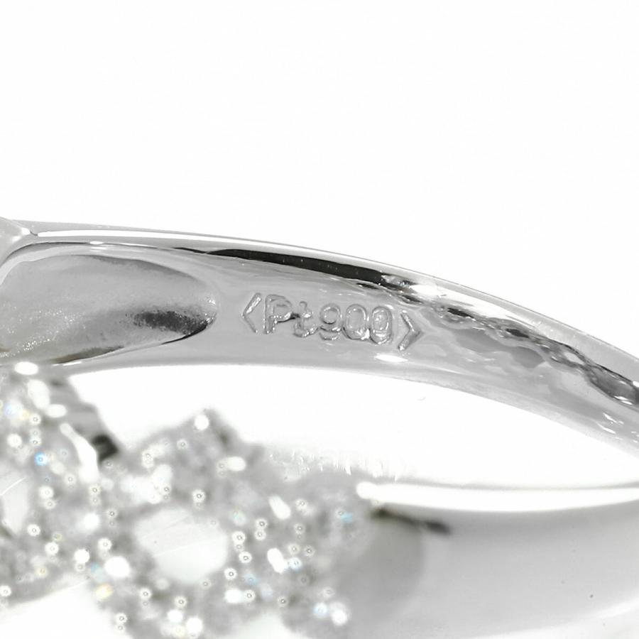 ダイヤモンド 0.5ct プラチナ Pt900 リング 15号 指輪 新品仕上済 中古