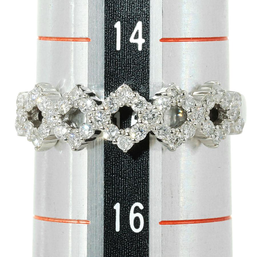 ダイヤモンド 0.5ct プラチナ Pt900 リング 15号 指輪 新品仕上済 中古