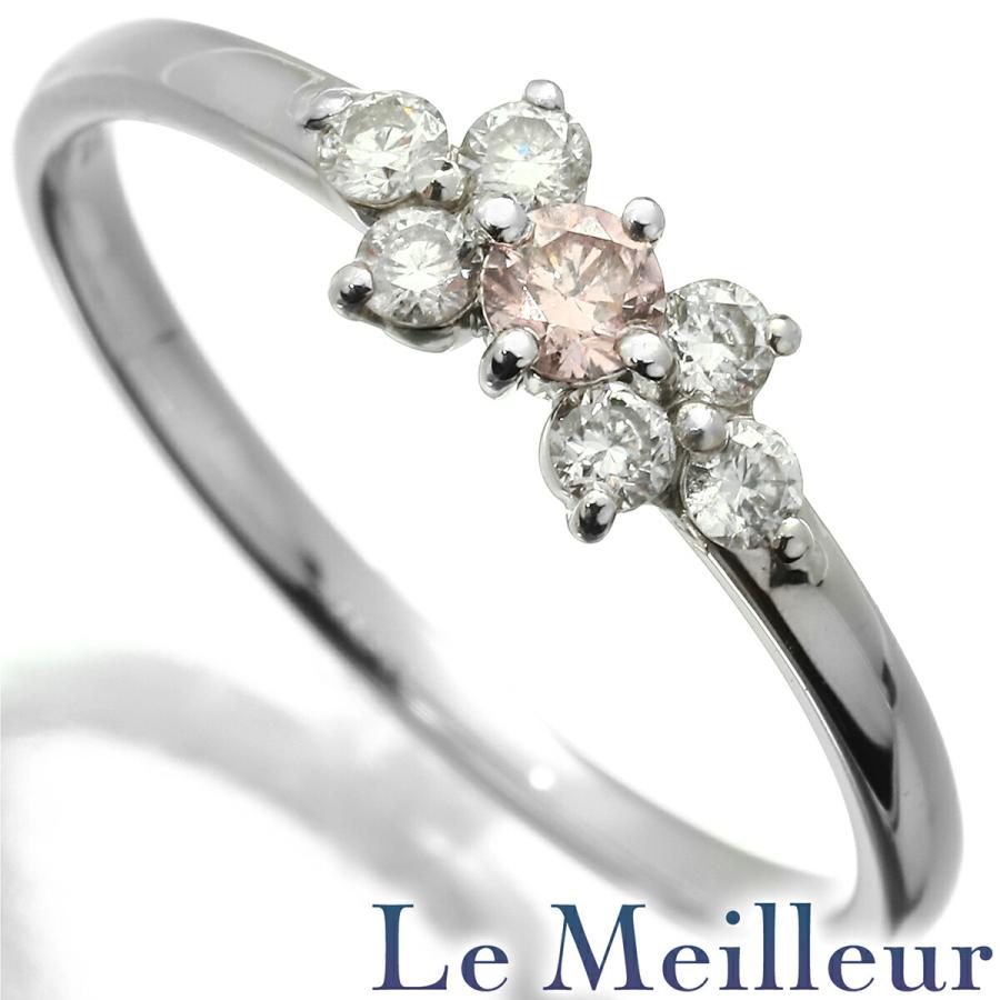 リング FANCY LIGHT PINKカラー SI-2 指輪 ピンクダイヤモンド