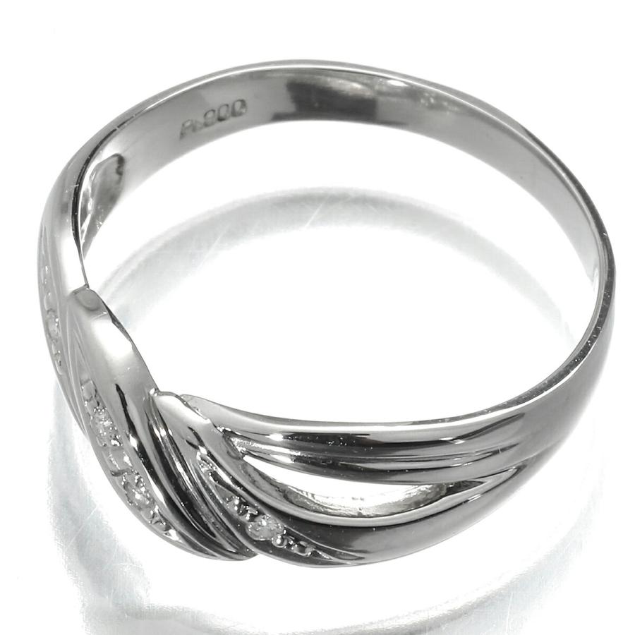 リング 指輪 ダイヤモンド Pt900 11号 中古 プレラブド 返品OK  