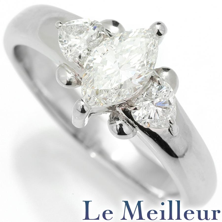 リング 指輪 ダイヤモンド 0.71ct Pt900 11号 中古 プレラブド 返品OK  