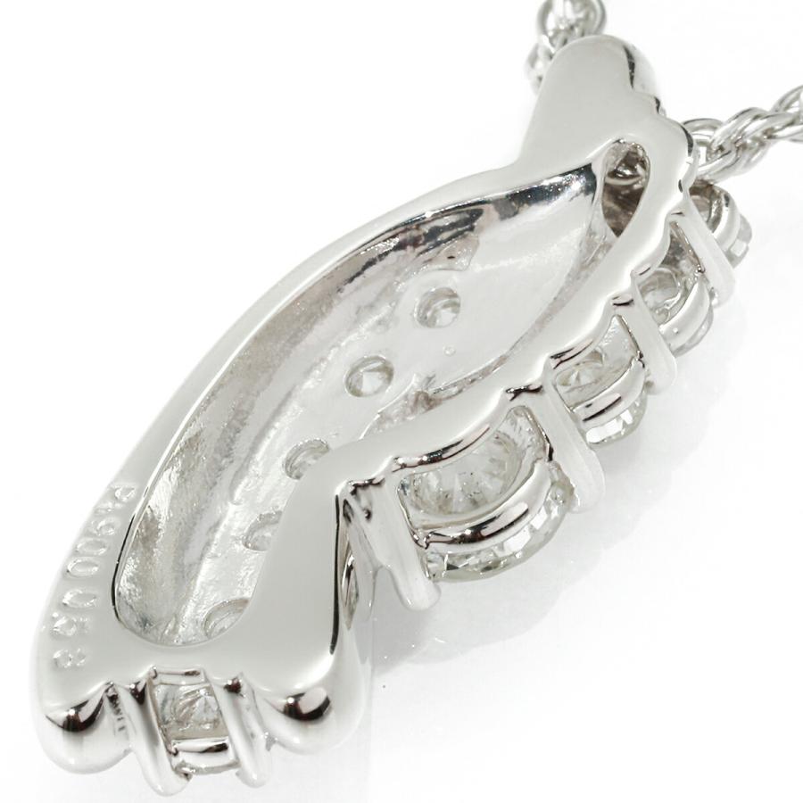 ダイヤモンド 0.53ct プラチナ Pt900 ペンダントネックレス 新品仕上済 