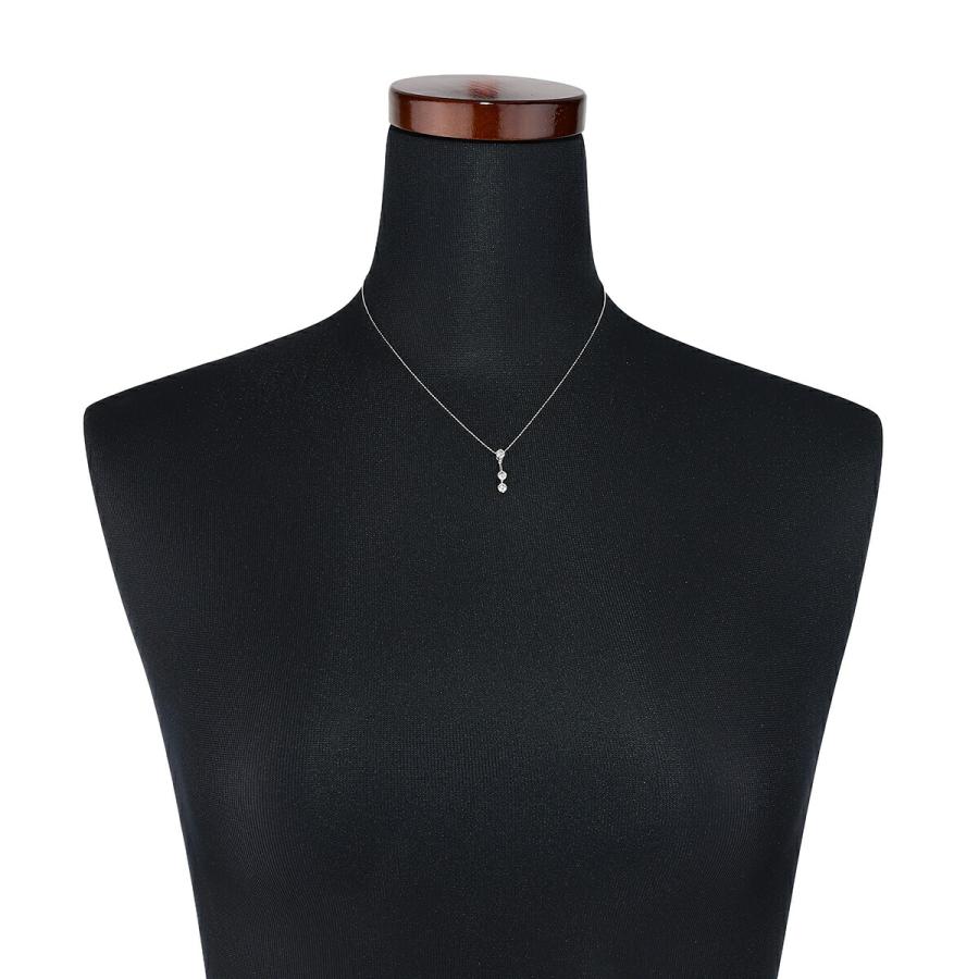 スイングトリロジーデザイン ペンダントネックレス ダイヤモンド 0.5ct  