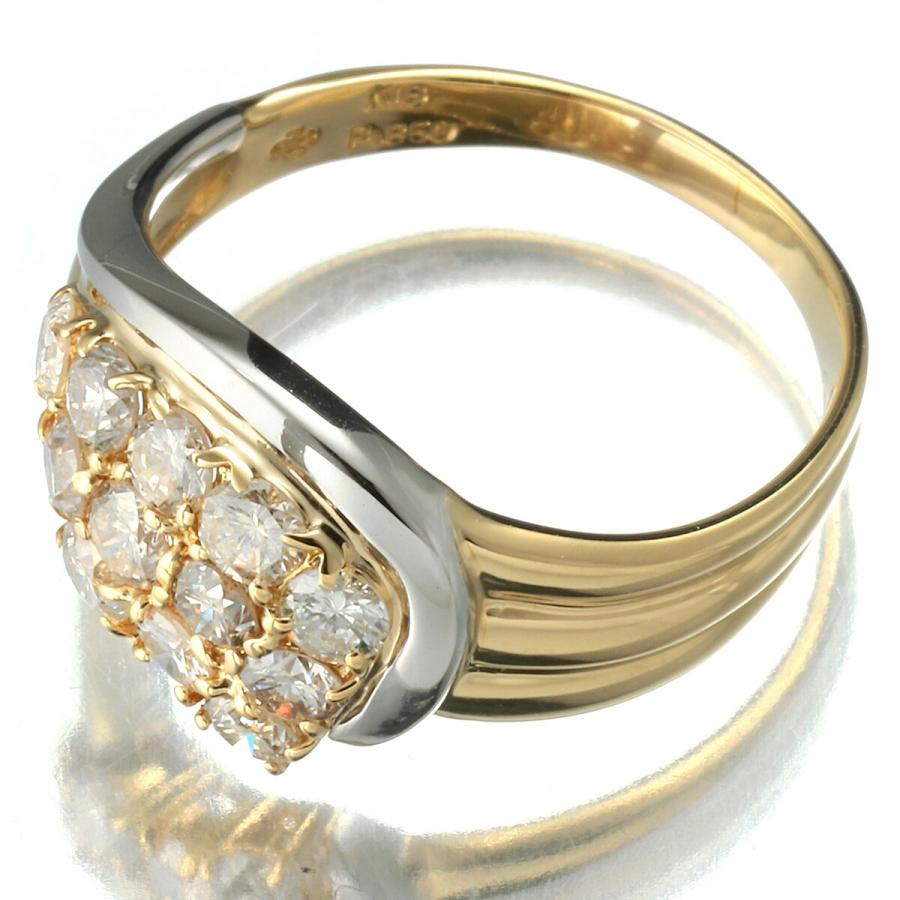 ジュエリーマキ コンビネーションリング 指輪 ダイヤモンド 1.03ct  