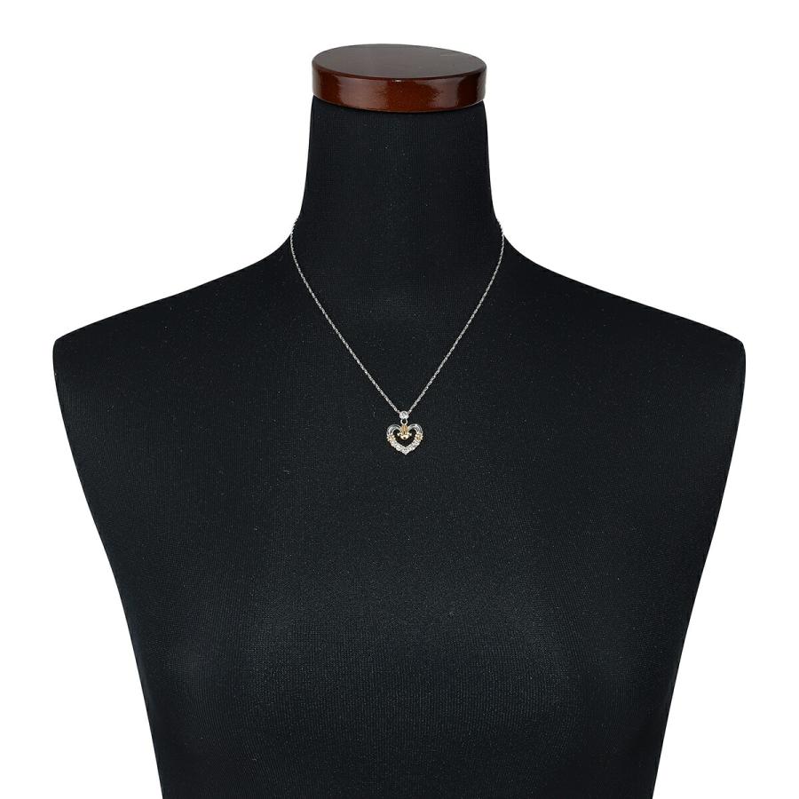 ❗️再お値下げ✨ダイヤハート型ネックレス✨ ハートモチーフネックレス ダイヤモンド 0.71ct K18 中古 返品OK 爆買