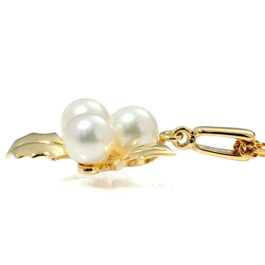 MIKIMOTO（ミキモト） パールペンダントネックレス 真珠 イエロー