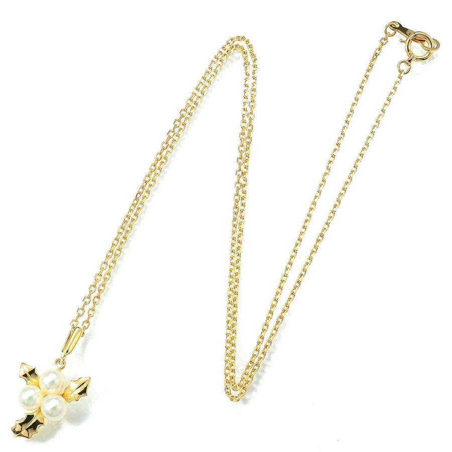 MIKIMOTO（ミキモト） パールペンダントネックレス 真珠 イエロー