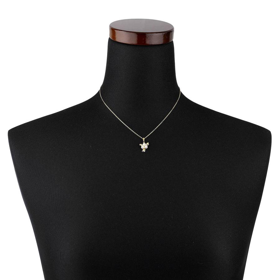 MIKIMOTO（ミキモト） パールペンダントネックレス 真珠 イエロー