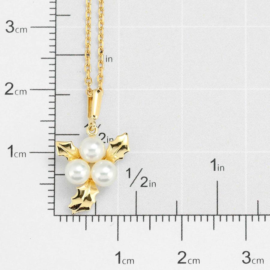 MIKIMOTO（ミキモト） パールペンダントネックレス 真珠 イエロー