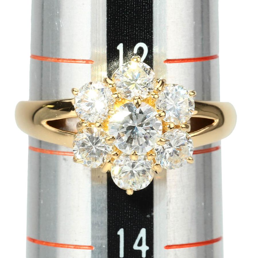 リング SIクラス 指輪 ダイヤモンド 1.5ct イエローゴールド K18YG 13号 中古 返品OK_5