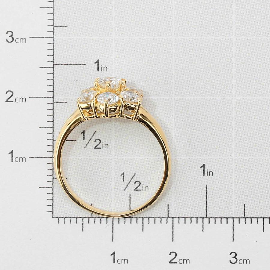 リング SIクラス 指輪 ダイヤモンド 1.5ct イエローゴールド K18YG 13号 中古 返品OK_6