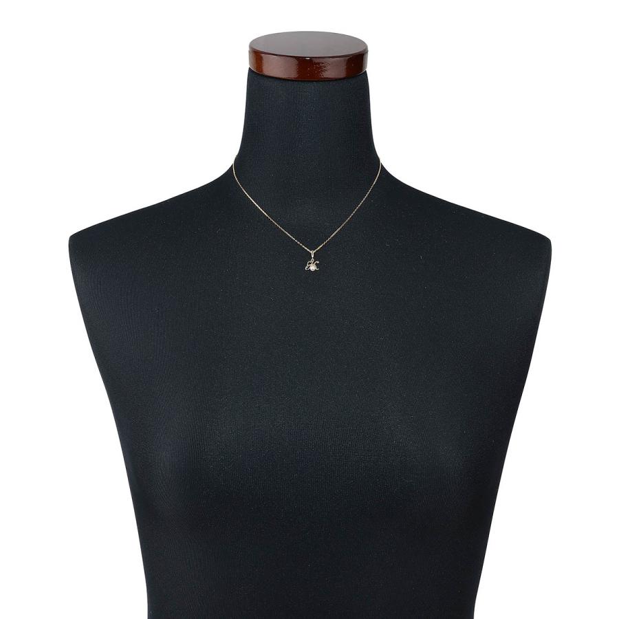 MIKIMOTO（ミキモト） イニシャル パール ペンダント 真珠 イエロー