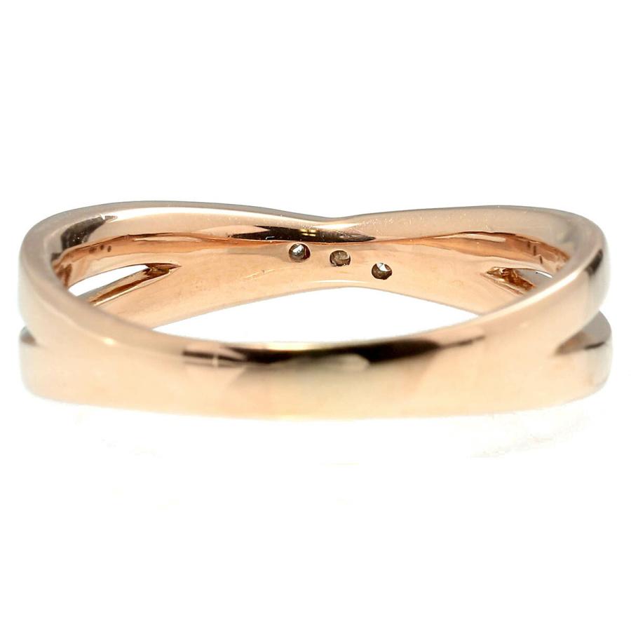 組曲 リング 指輪 ダイヤモンド ピンクゴールド K10PG 12号 KUMIKYOKU