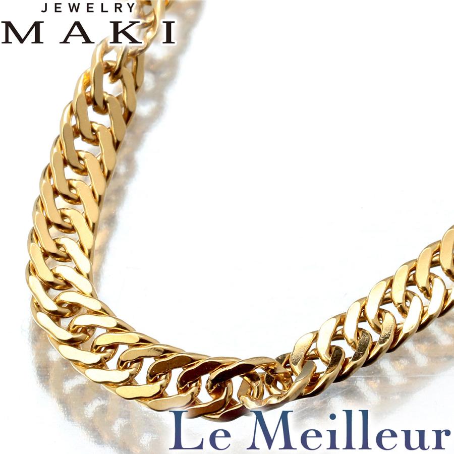 18金製 18K スクリューネックレス ジュエリーマキ ジュエリーマキ スクリューチェーン ネックレス K18 MAKI 中古