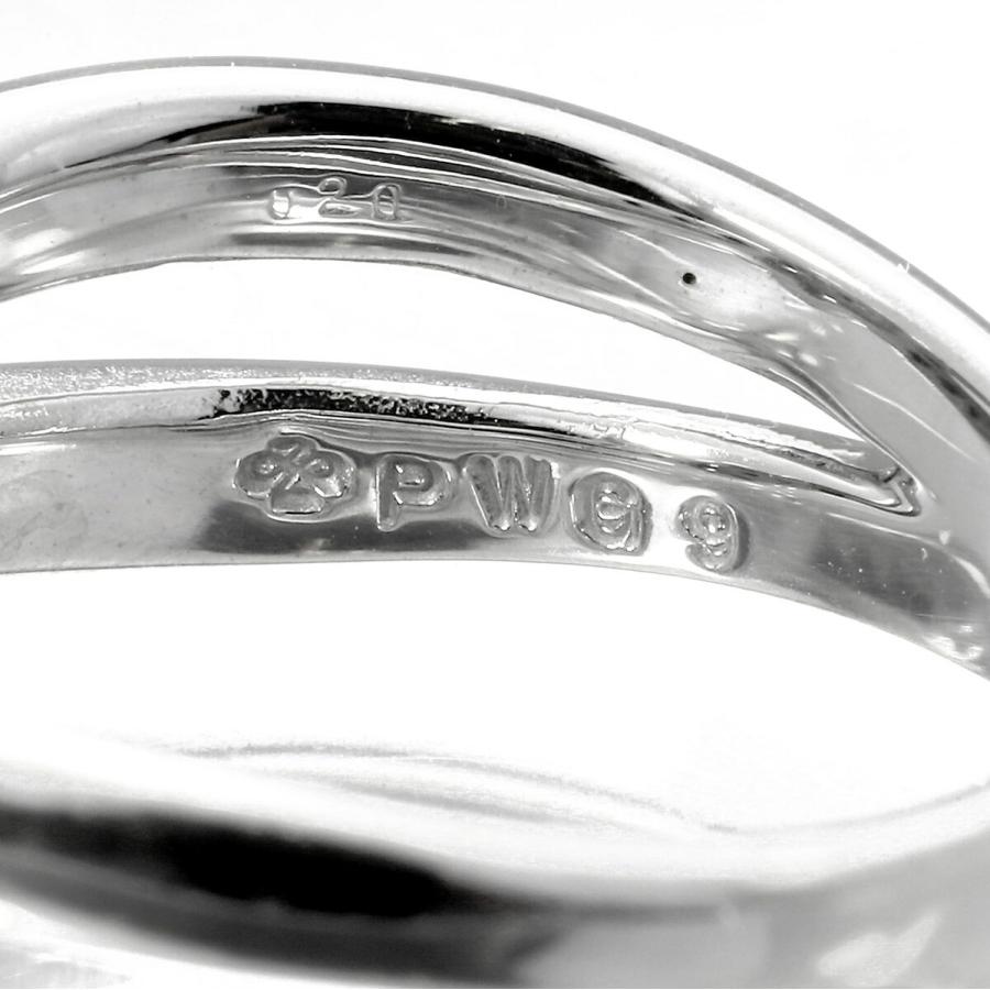 ジュエリーマキ フラワーモチーフ リング 指輪 ダイヤモンド 0.2ct