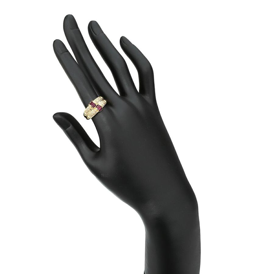 ジュエリーマキ リング 指輪 ルビー 0.52ct ダイヤモンド 0.24ct