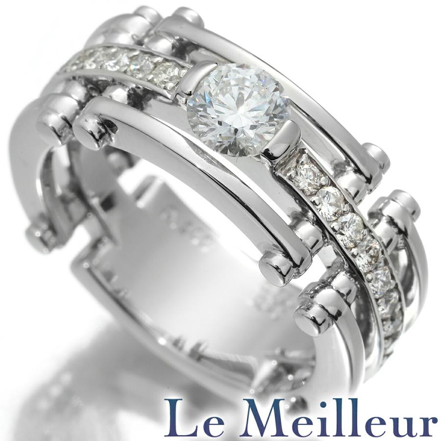 ダイヤモンド 0.528ct Eカラー SI2 Exellent 0.50ct プラチナ Pt900 