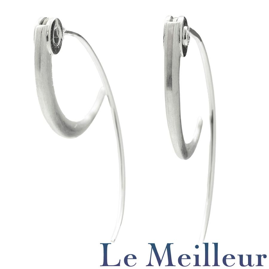 イーノス ブレードデザインピアス ダイヤモンド K18 E-NO 