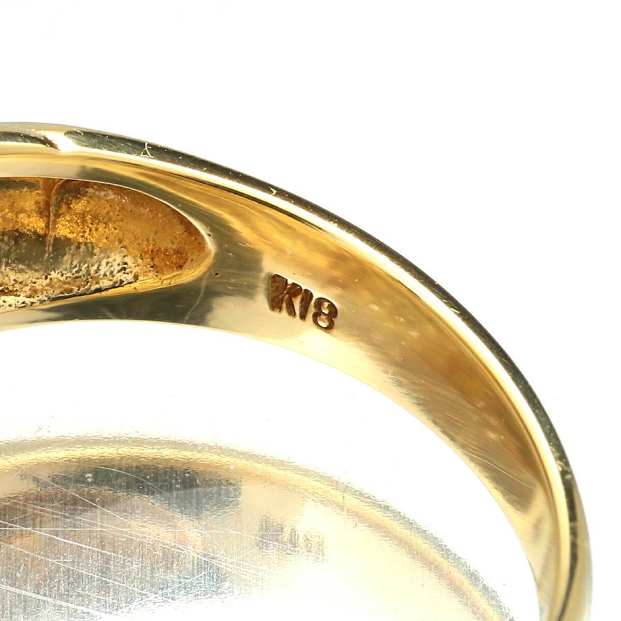 リング 指輪 ダイヤモンド 0.5ct K18 12号 中古 プレラブド 返品OK  