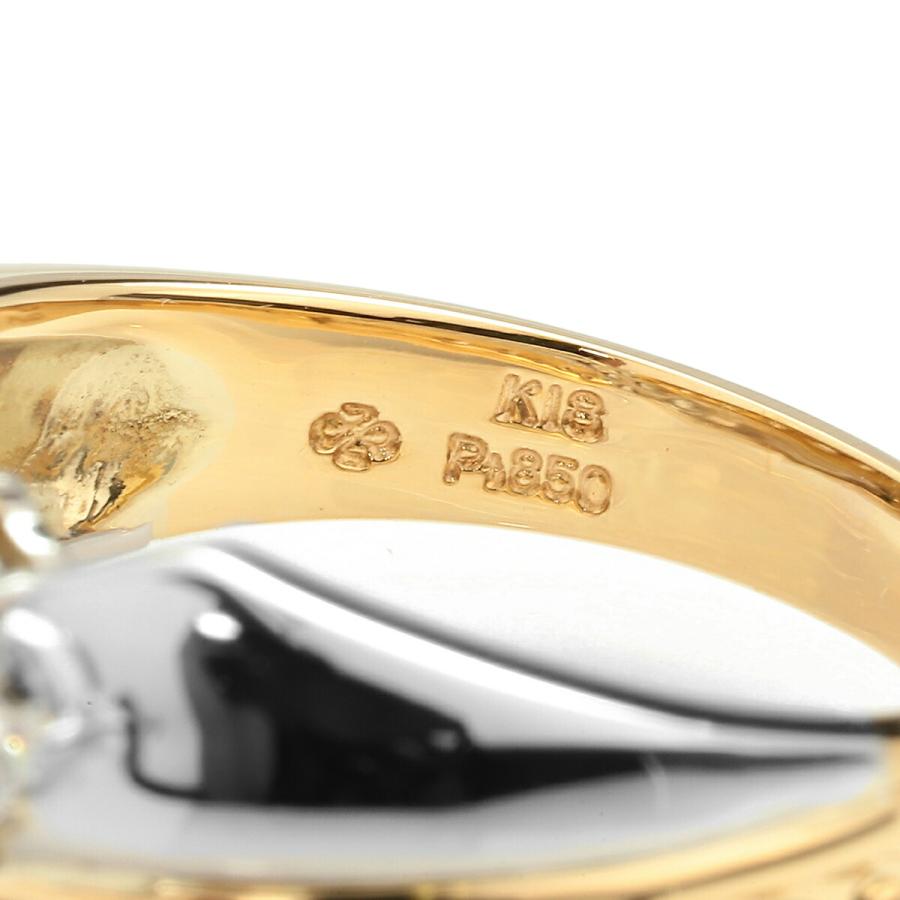 ジュエリーマキ Jewelry MAKI SIクラス バイカラーリング ダイヤモンド