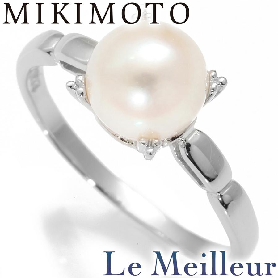 MIKIMOTO（ミキモト） パールリング 指輪 真珠 7.24mm K14 11号 中古