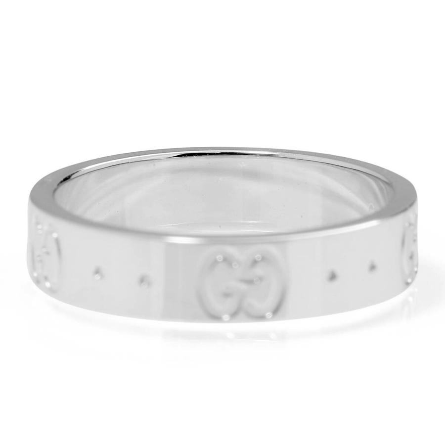 グッチ GUCCI アイコン 9号リング K18 WG ホワイトゴールド GUCCI（グッチ） アイコンリング 指輪 ホワイトゴールド K18WG 9号