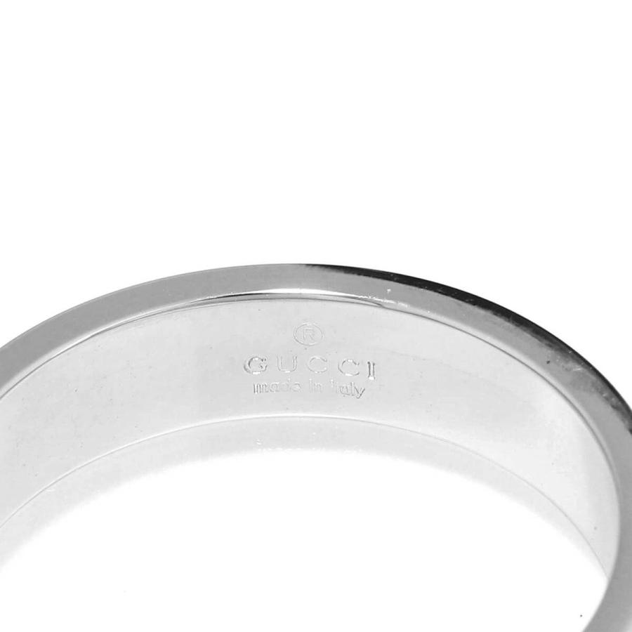 GUCCI（グッチ） アイコンリング 指輪 ホワイトゴールド K18WG 9号