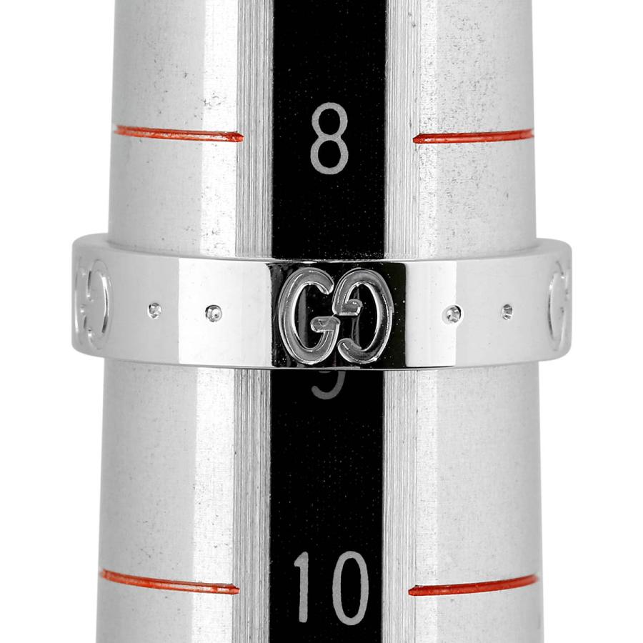 GUCCI（グッチ） アイコンリング 指輪 ホワイトゴールド K18WG 9号