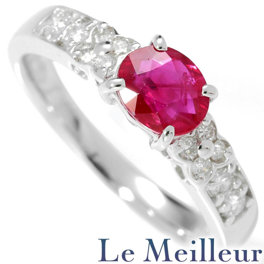 Pt900 ルビー1.18ct リング#13 Pt900 ルビー1.18ct リング#13 【公式通販】