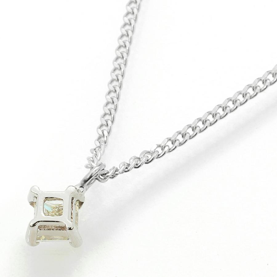 ジュエリーマキプラチナダイヤモンドサファイヤペンダントトップ ジュエリーマキ Jewelry MAKI 1粒ペンダントネックレス ダイヤモンド