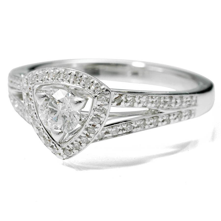 モーブッサン ドリーム＆ラブ リング ダイヤ 0.26ct 0.30ct ホワイトゴールド K18WG 11号 指輪  新品仕上済 中古 返品OK RE-PRICE | MAUBOUSSIN | 01