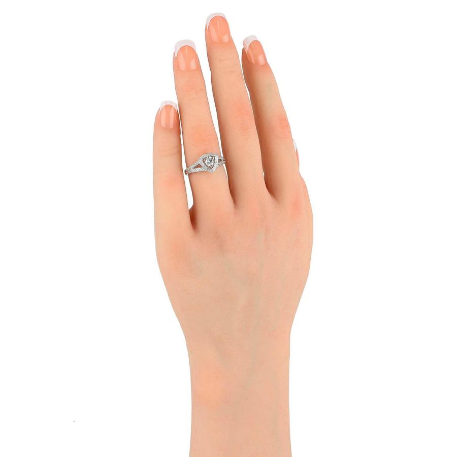 モーブッサン ドリーム＆ラブ リング ダイヤ 0.26ct 0.30ct ホワイトゴールド K18WG 11号 指輪  新品仕上済 中古 返品OK RE-PRICE | MAUBOUSSIN | 05