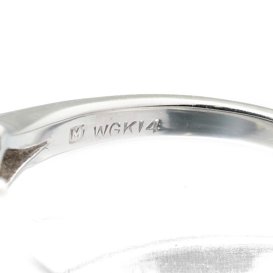 ミキモト　パールリング　K14WG MIKIMOTO ミキモト パールリング 指輪 アコヤ真珠 7.30mm K14WG