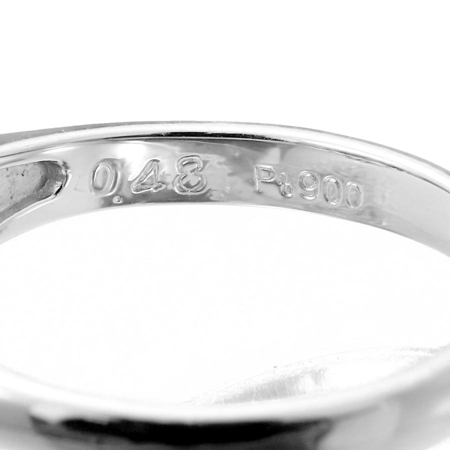 リング 指輪 ルビー 0.48ct ダイヤモンド 0.27ct Pt900 13号 中古  