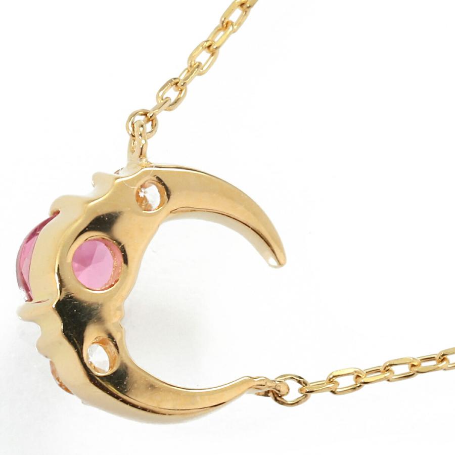 STAR JEWELRY（スタージュエリー） ムーン ネックレス ピンク