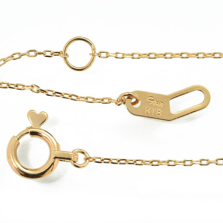 STAR JEWELRY（スタージュエリー） ムーン ネックレス ピンク