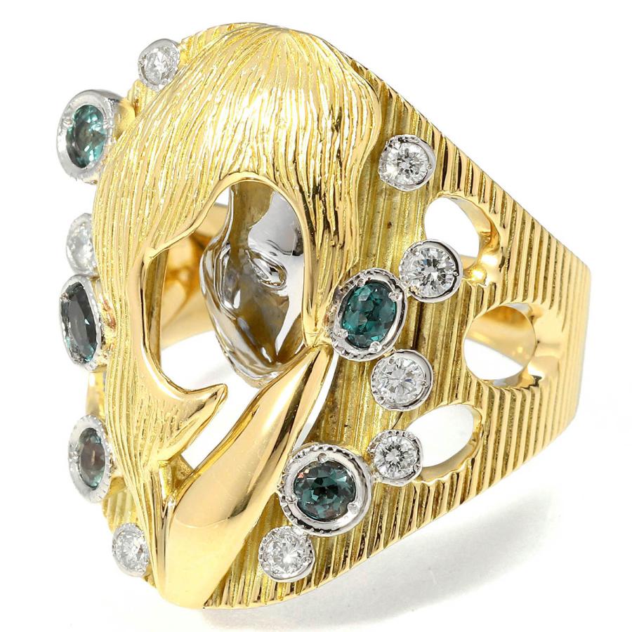アミジョン アミジュ リング 指輪 アレキサンドライト 0.36ct