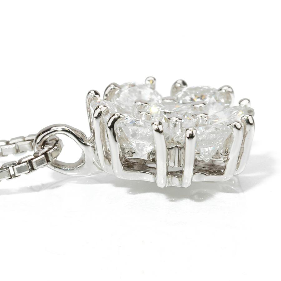 ダイヤモンド 1.02ct プラチナ Pt900 フラワーモチーフ ペンダントネックレス SIクラス  新品仕上済 中古 返品OK RE-PRICE |  | 02