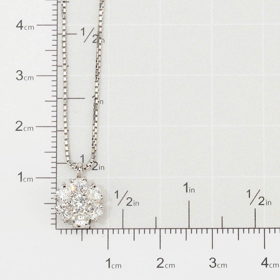 ダイヤモンド 1.02ct プラチナ Pt900 フラワーモチーフ ペンダントネックレス SIクラス  新品仕上済 中古 返品OK RE-PRICE |  | 06