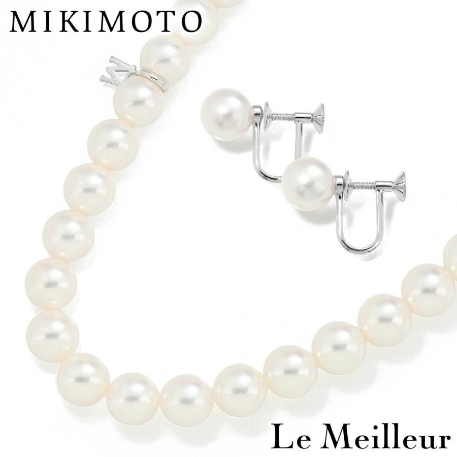 MIKIMOTO（ミキモト） パールネックレス イヤリングセット 真珠