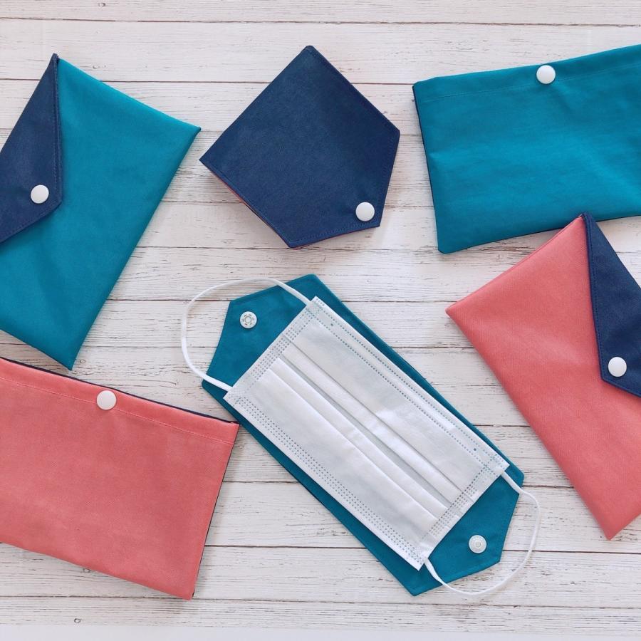 マスクケース 防水 仮置きマスクケース ハンドメイド セット ナイロン素材 携帯用 手作り 除菌 Masknp Lemie Official 通販 Yahoo ショッピング