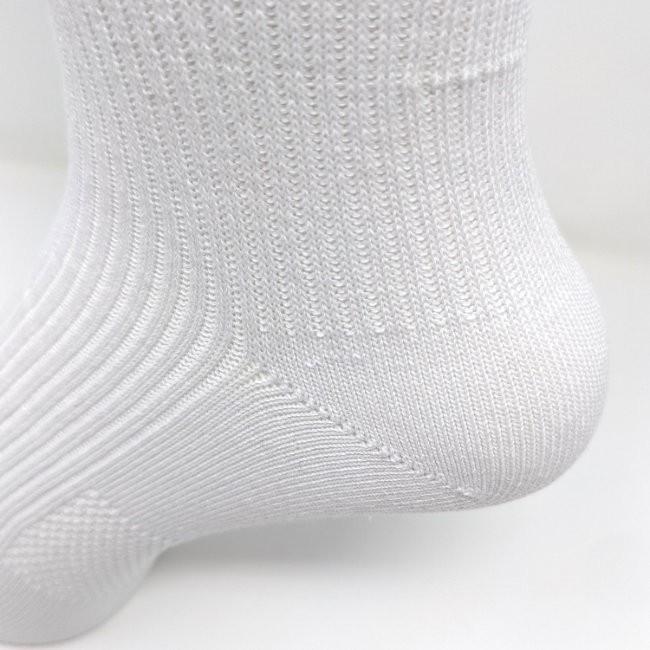 1足】26〜28cmメンズ 男性 白靴下 抗菌防臭加工の サポーター