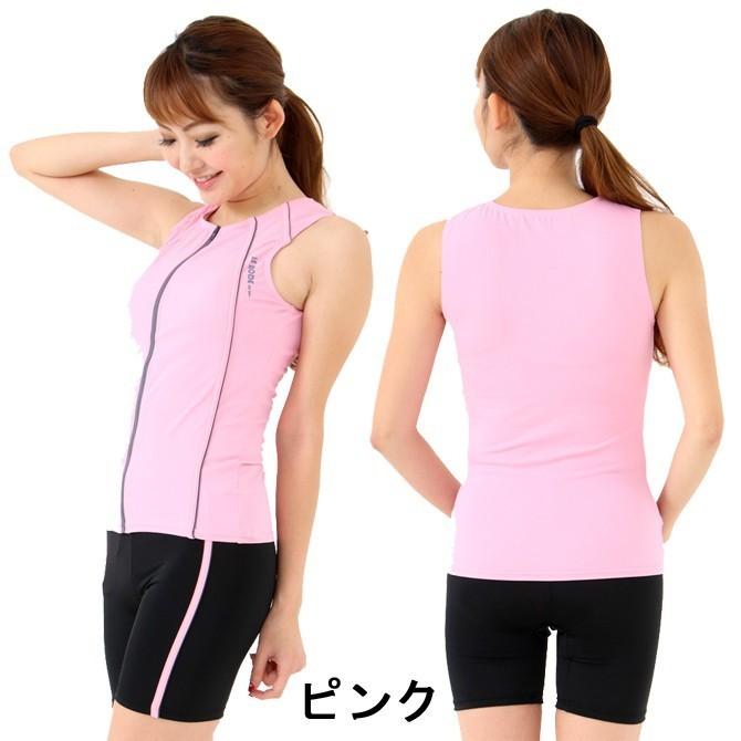 フィットネス水着 レディース 競泳水着 キャップ セット セパレート 大きいサイズ 体型カバー めくれ防止 SMB108 | LE MODE de toi | 19