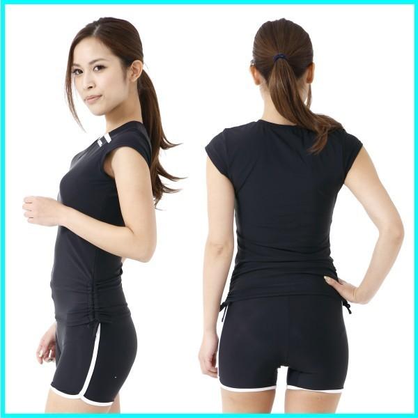 フィットネス水着 レディース 競泳水着 キャップ付 体型カバー 水着レディース フィットネス セパレート水着 123 | LE MODE de toi | 07