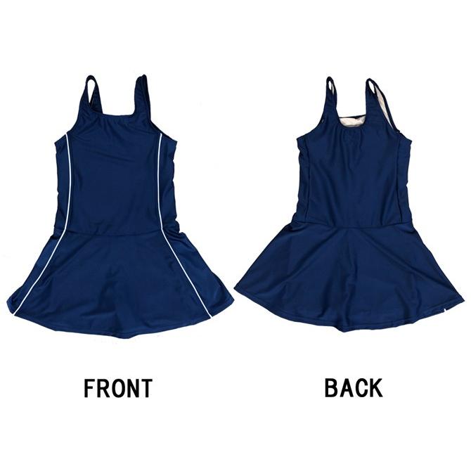 水着 スクール水着 ネイビー ワンピース 女の子用 学校 スイムウエア スイミング 水泳 競泳用 スポーツ 子供用 日本製 85002 | LE MODE de toi | 10