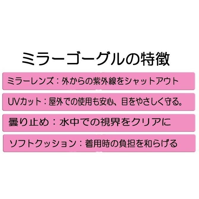 ゴーグル 度付きミラーゴーグル スイムゴーグル スイミングゴーグル 水泳 レディース UVカット メガネ 水中 水着 女性 男性 くもり止め C-god｜lemode1｜04